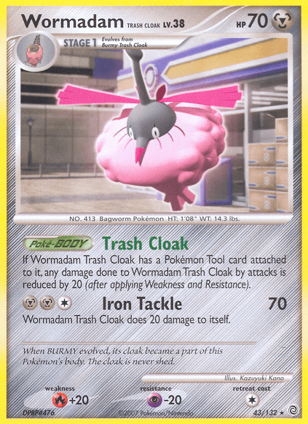 Wormadam Trash Cloak 2007 Pokemon Secret Wonders