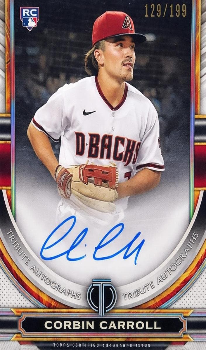 Corbin Carroll 2023 topps Topps Tribute