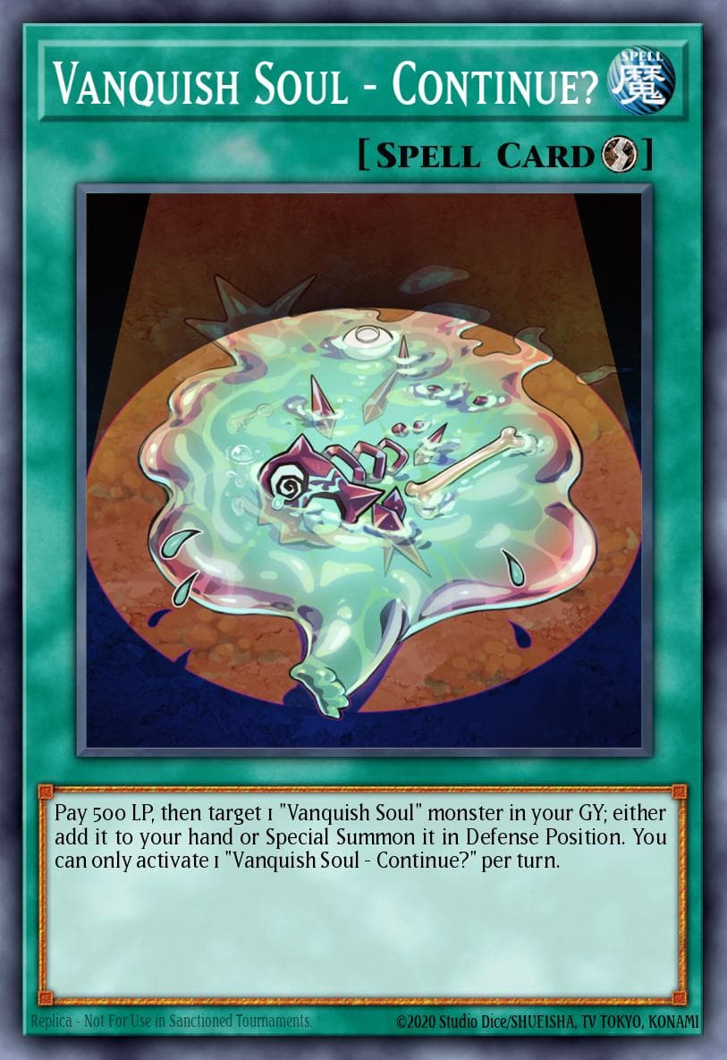 Vanquish Soul - Continue? 2023 Yu-Gi-Oh! Wild Survivors