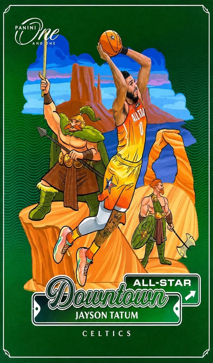 Jayson Tatum 2024 panini Panini One and One