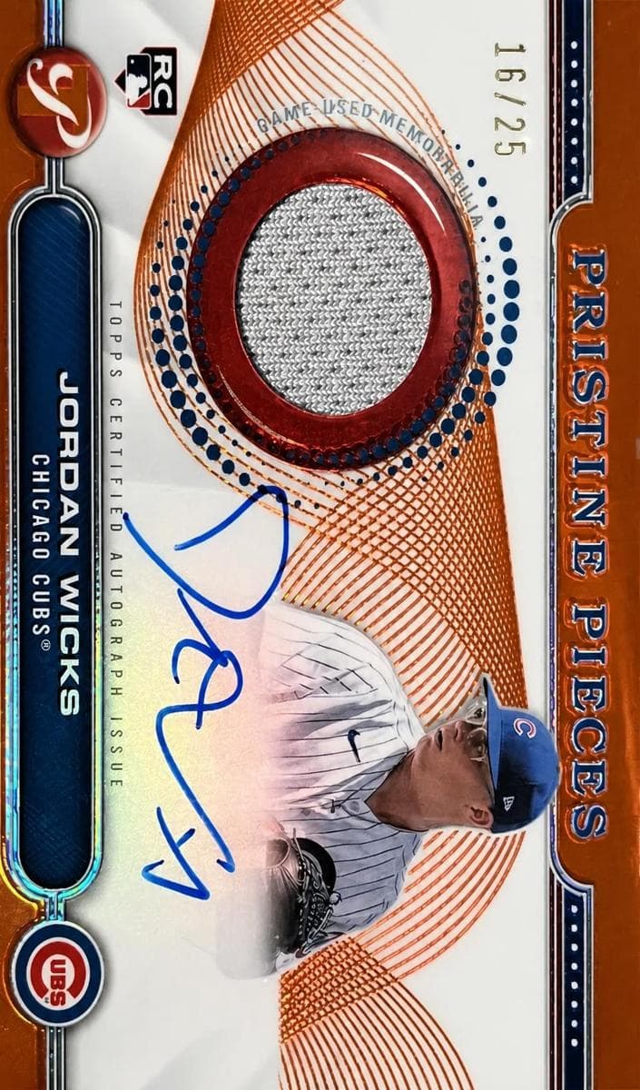 Jordan Wicks 2024 topps Topps Pristine