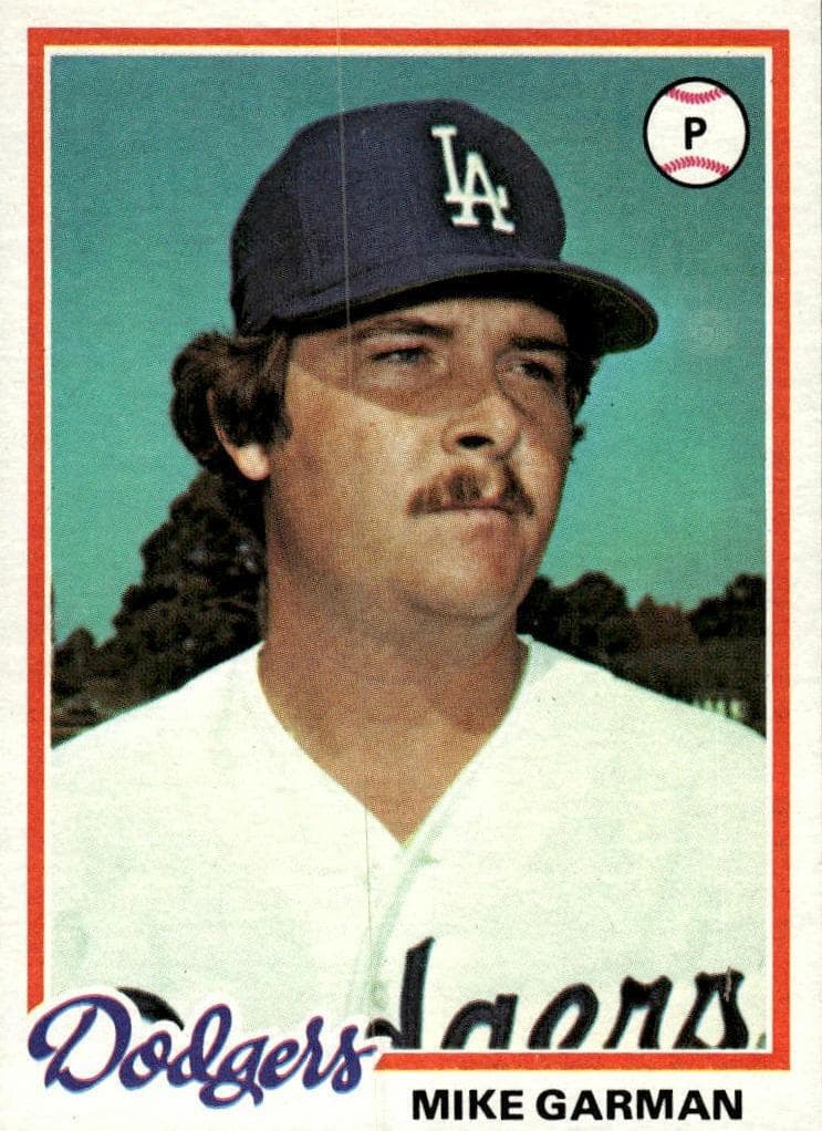 Mike Garman 1978 topps Topps