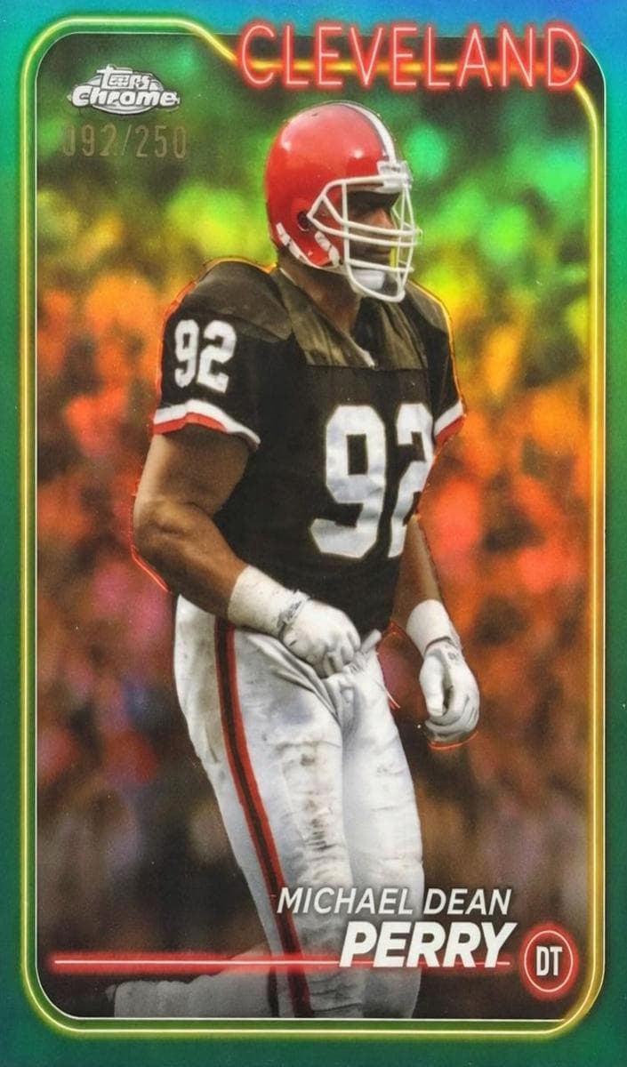 Michael Dean Perry 2024 topps Topps Chrome