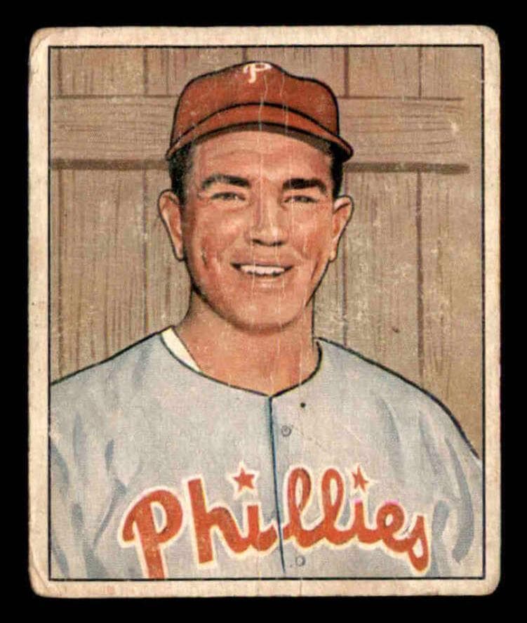 Willie Jones 1950 bowman Bowman