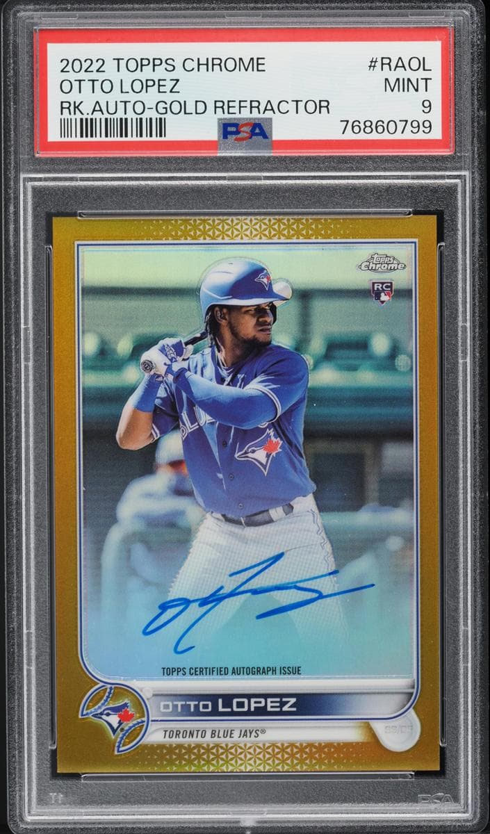 Otto Lopez 2022 topps Topps Chrome