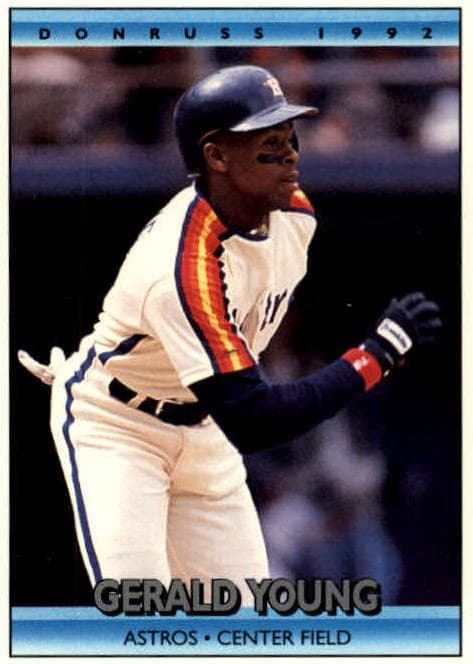 Gerald Young 1992 panini Donruss