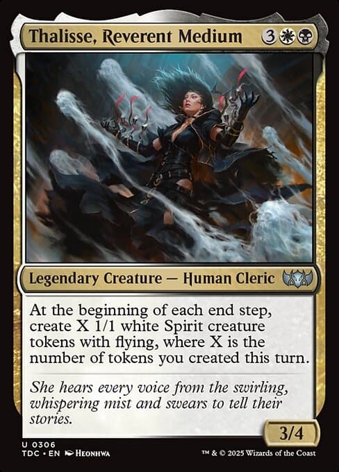Thalisse, Reverent Medium 2020 Magic: The Gathering Commander Legends