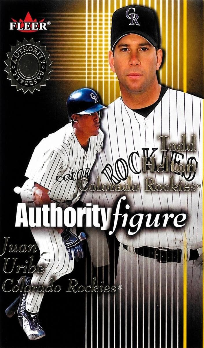Todd Helton 2001 fleer