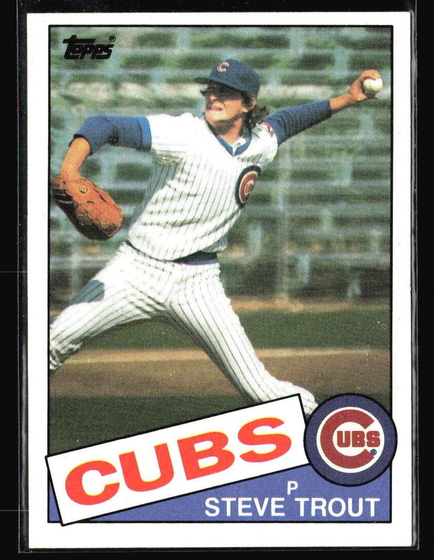 Steve Trout trading card
