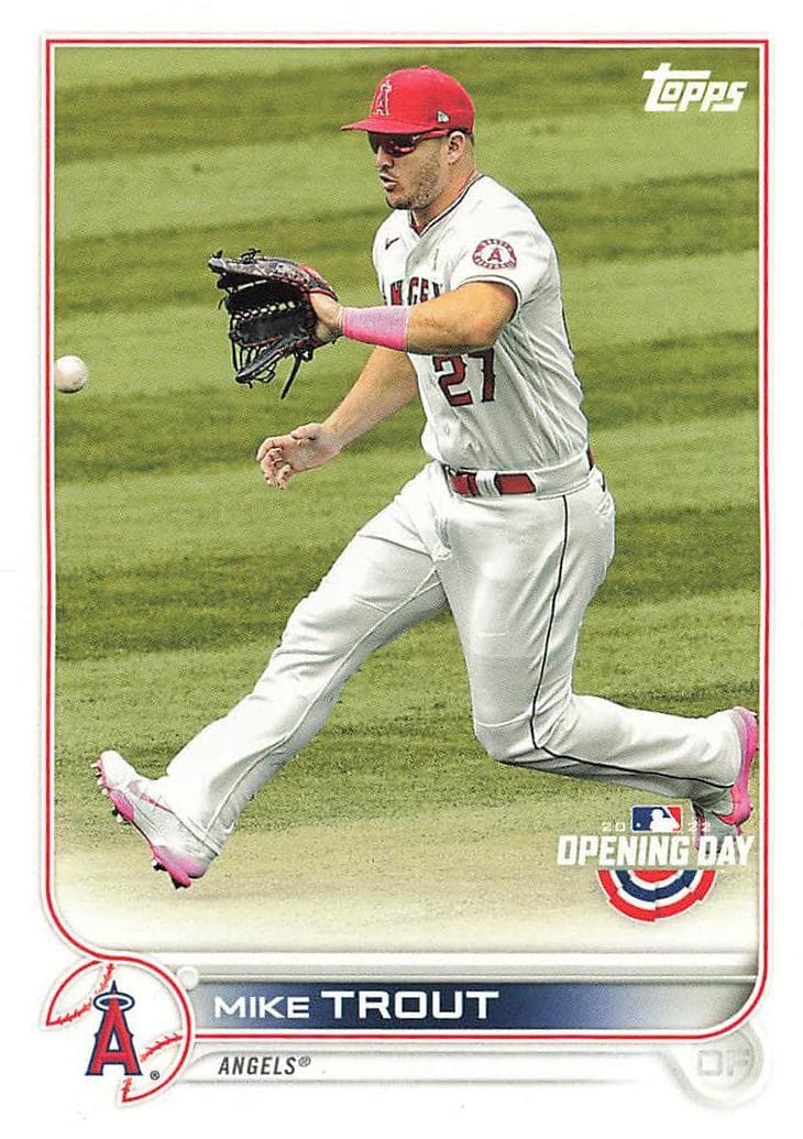 Mike Trout 2022 topps Topps Opening Day