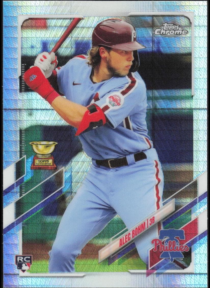 Alec Bohm 2021 topps Topps Chrome Ben Baller Edition