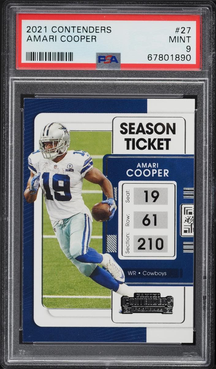 Amari Cooper 2021 panini Panini Contenders