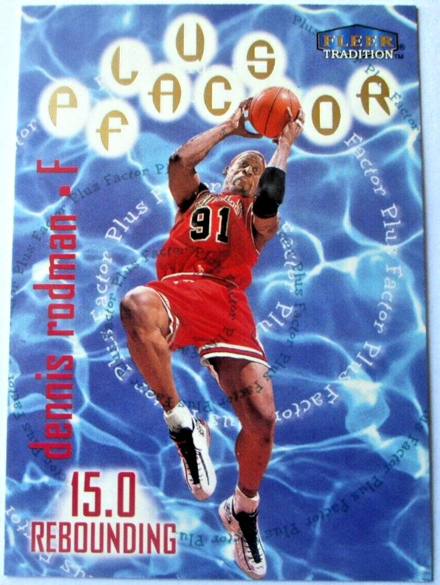 Dennis Rodman 1998 fleer Fleer Tradition