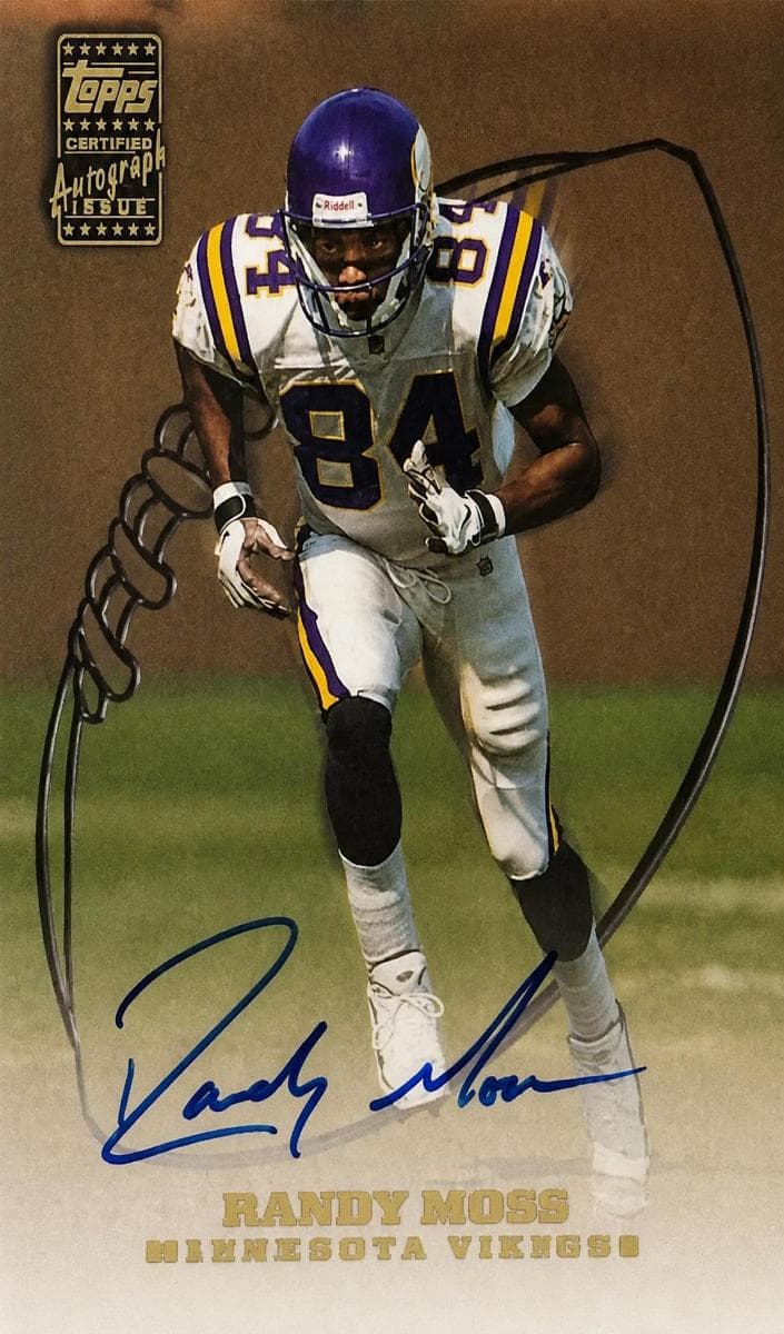 Randy Moss 1999 bowman