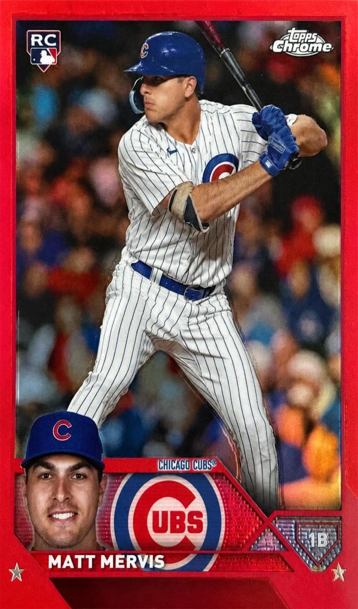 Matt Mervis 2023 topps Topps Chrome Update