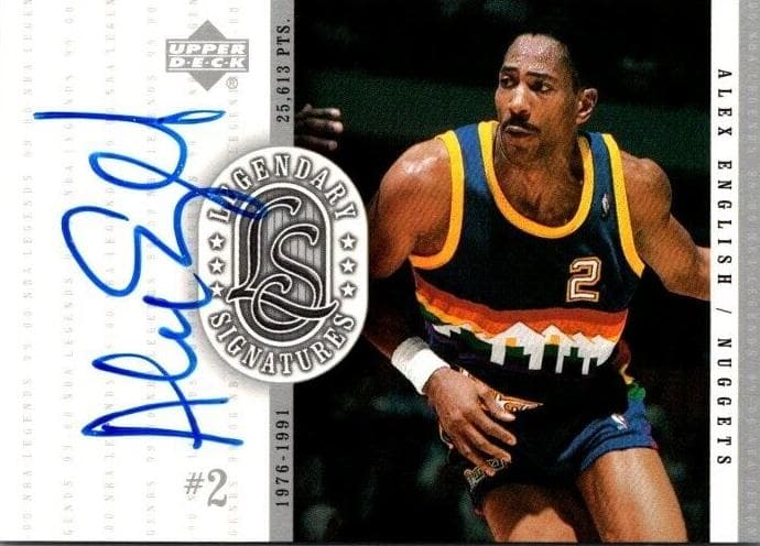 Alex English 1999 upper-deck Legends