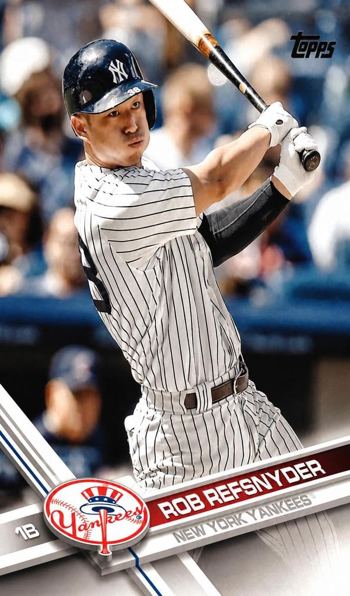 Rob Refsnyder 2017 topps