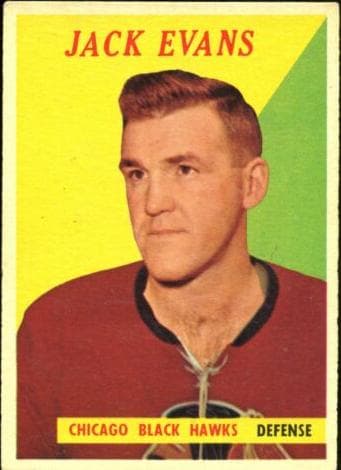 Jack Evans 1958 topps