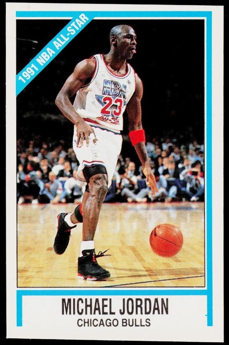 Michael Jordan 1991 panini Stickers