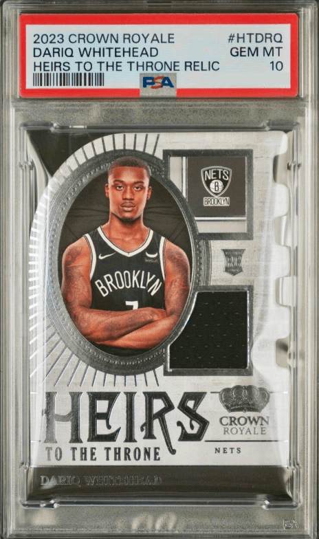 Dariq Whitehead 2023 panini Panini Crown Royale