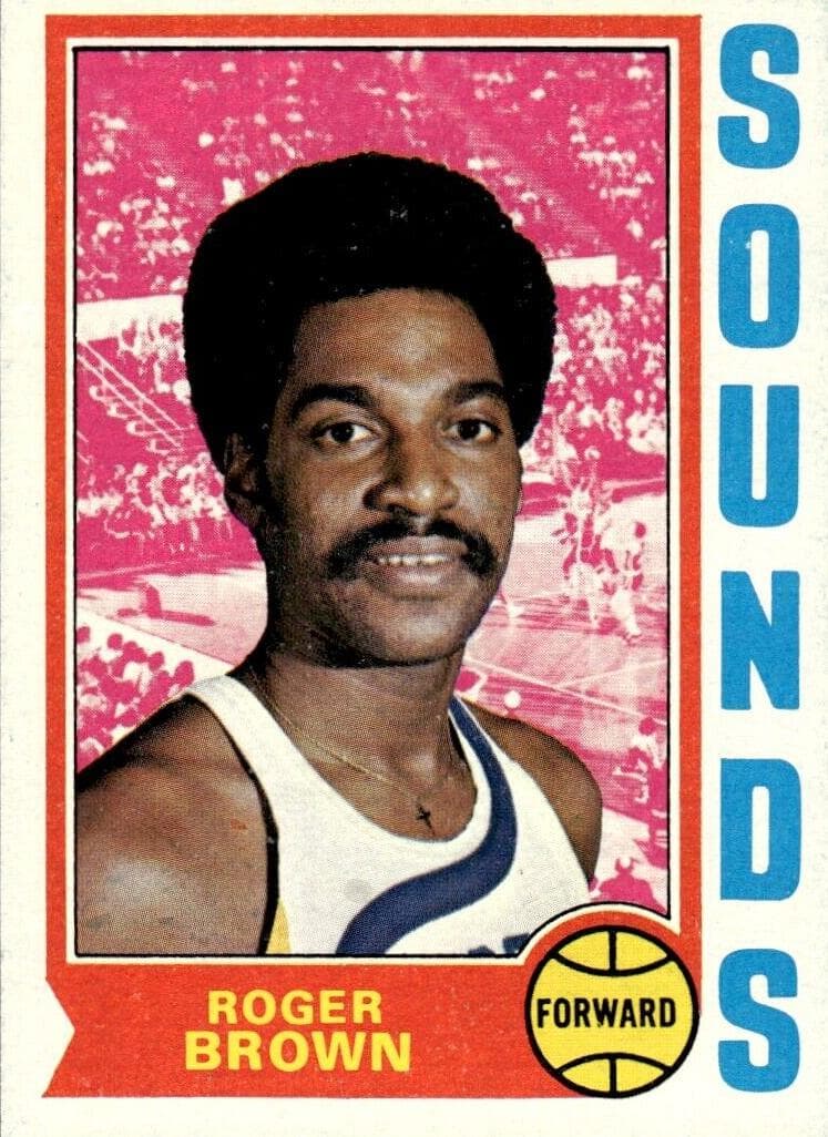 Roger Brown 1974 topps