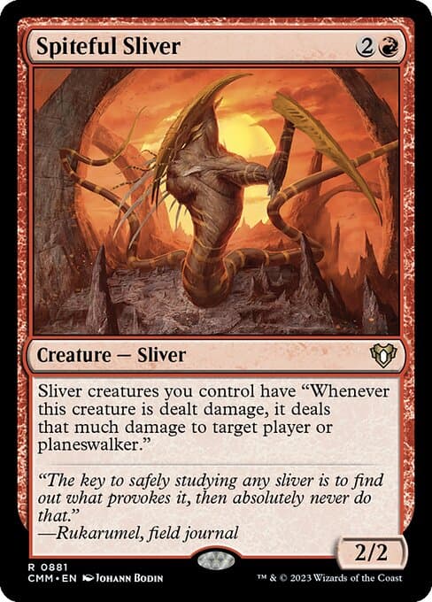 Spiteful Sliver 2023 Magic: The Gathering