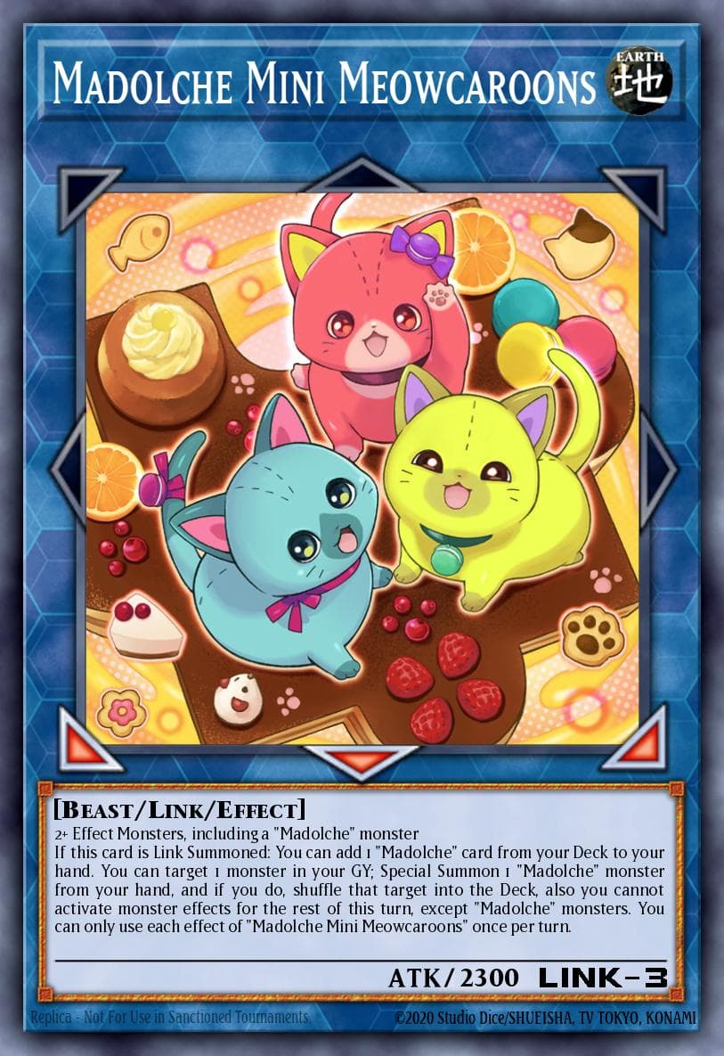 Madolche Mini Meowcaroons 2025 Yu-Gi-Oh! 2025 Mega Pack Tin