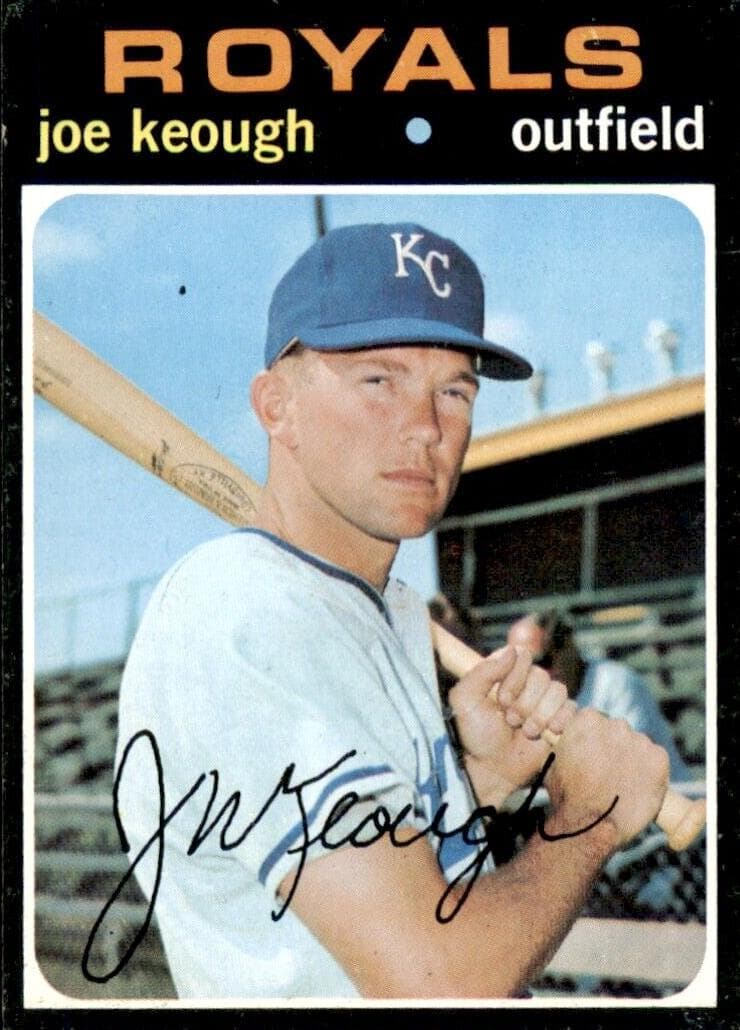 Joe Keough 1971 topps Topps
