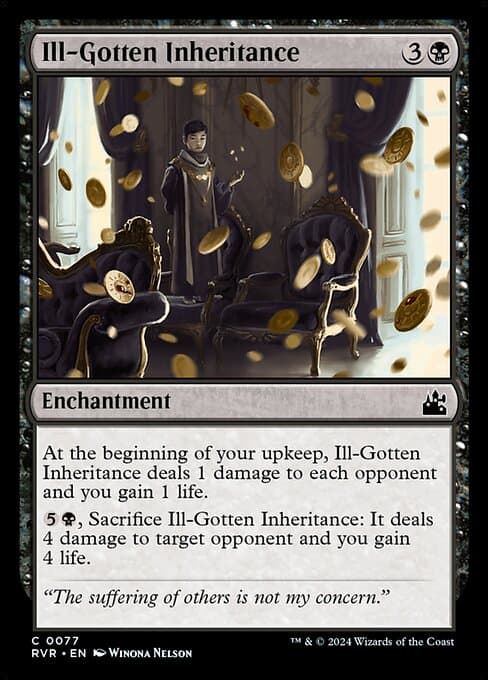 Ill-Gotten Inheritance 2024 Magic: The Gathering Ravnica Remastered