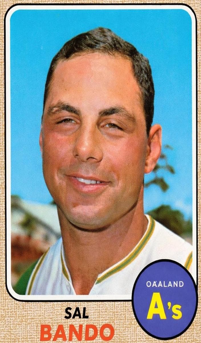 Sal Bando 1968 topps Topps