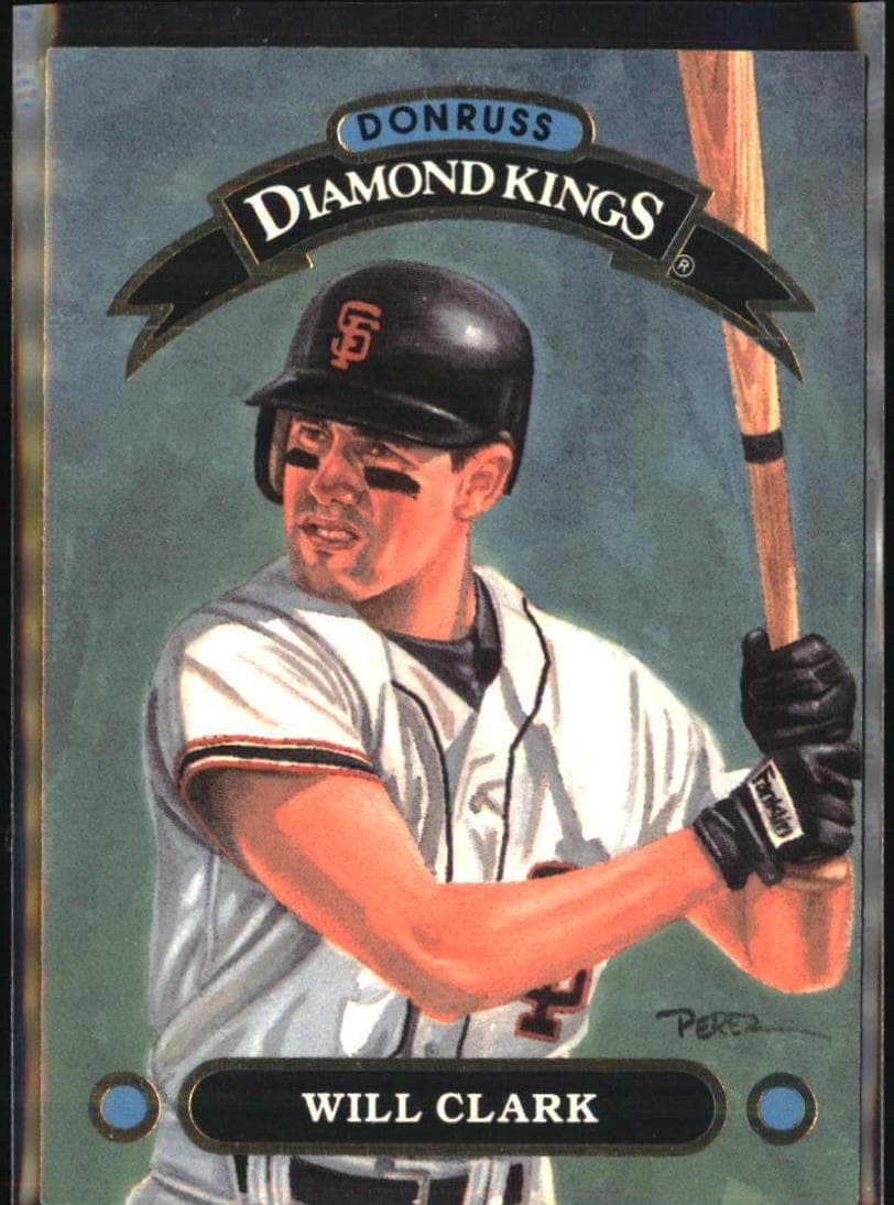 Will Clark 1992 panini Donruss