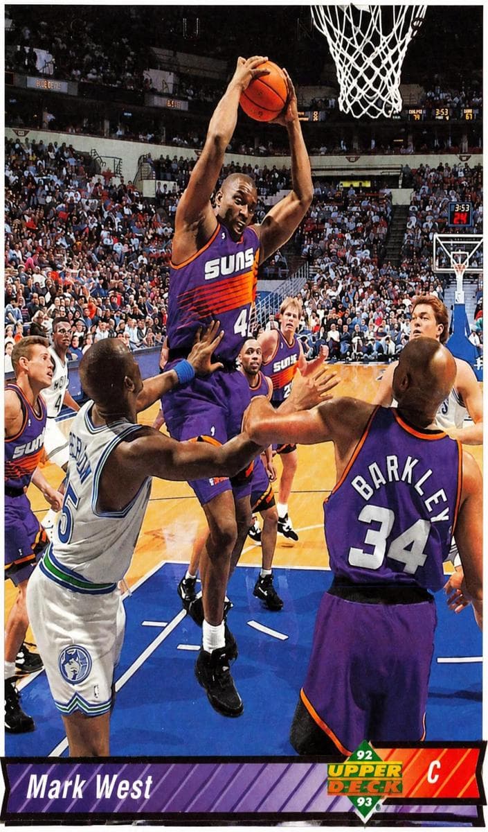 Mark West 1992 upper-deck Upper Deck