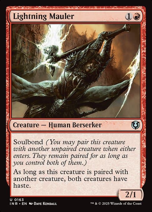 Lightning Mauler 2025 Magic: The Gathering Innistrad Remastered
