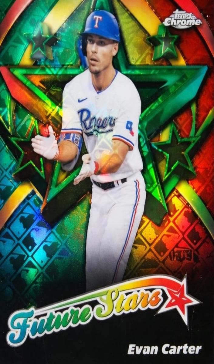Evan Carter 2025 topps Topps Chrome