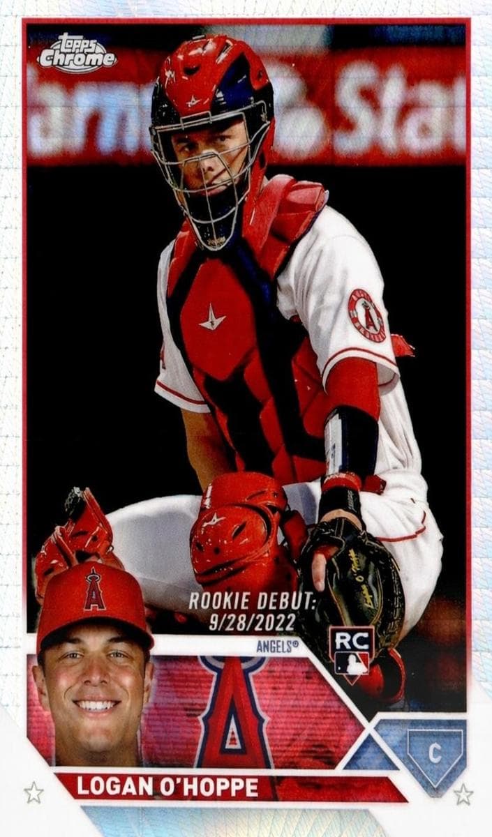 Logan O'Hoppe 2023 topps Topps Chrome Update