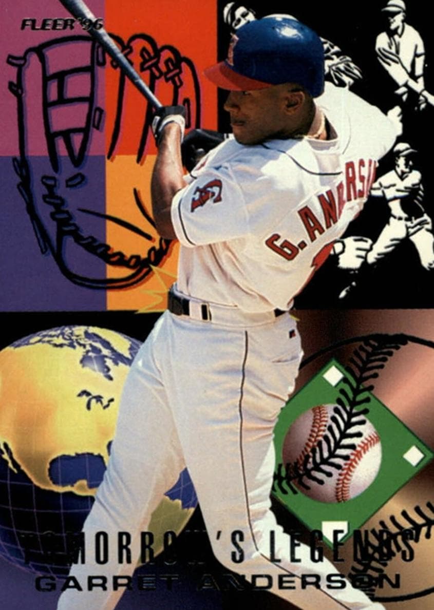 Garret Anderson 1996 fleer Fleer