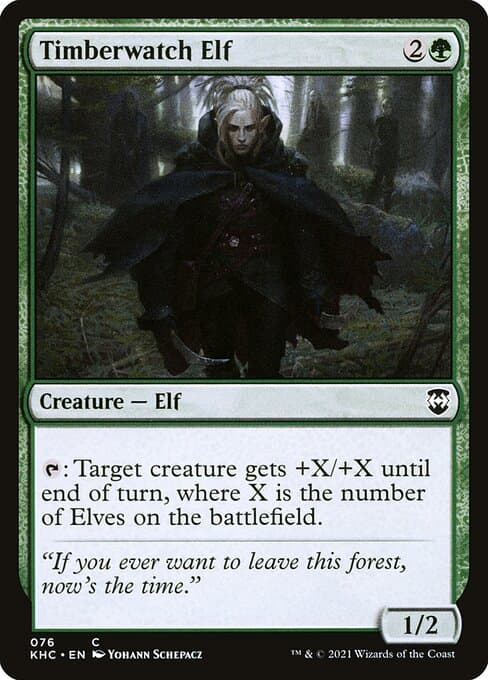 Timberwatch Elf 2017 Magic: The Gathering Commander Anthology