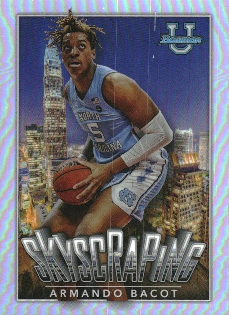 Armando Bacot 2022 bowman Bowman University Chrome