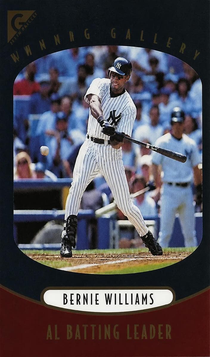 Bernie Williams 1999 topps Topps Gallery