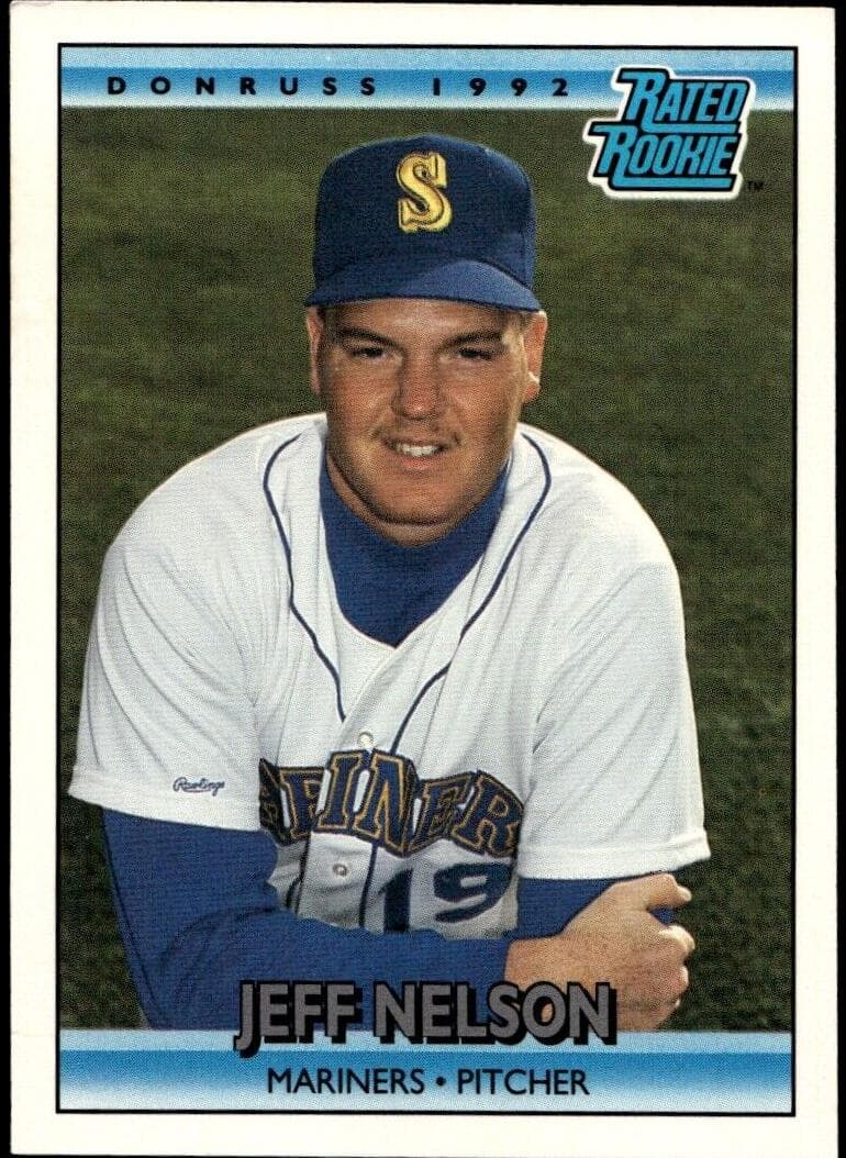 Jeff Nelson 1992 panini Donruss