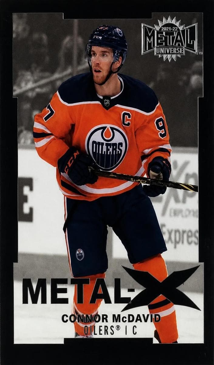 Connor McDavid 2021 fleer SkyBox Metal Universe