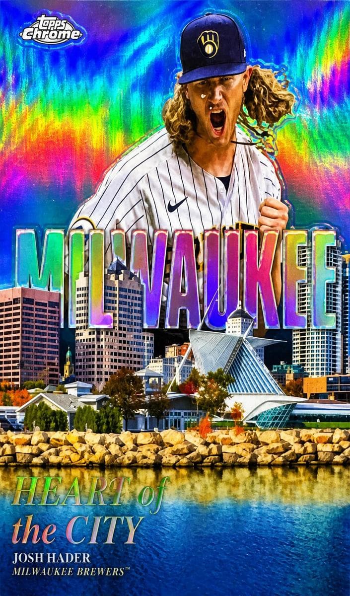 Josh Hader 2022 topps Topps Chrome