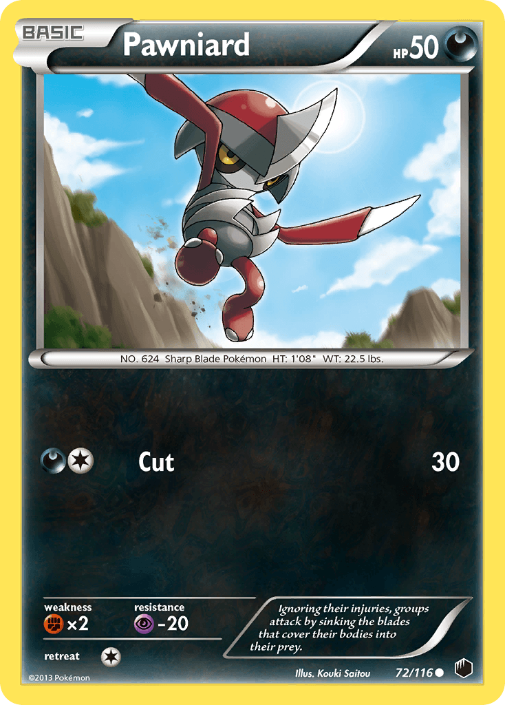 Pawniard 2013 Pokemon Plasma Freeze
