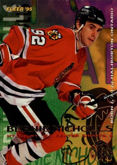 Bernie Nicholls 1994 fleer Fleer