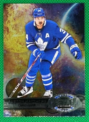 Auston Matthews 2020 fleer SkyBox Metal Universe