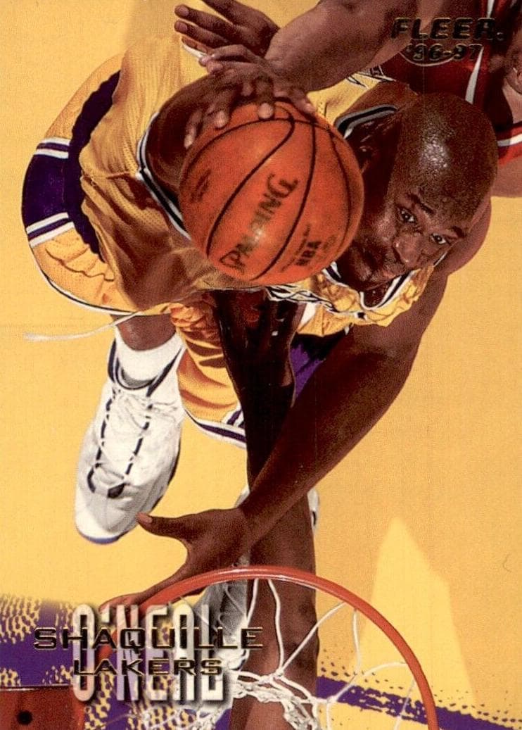 Shaquille O'Neal 1996 fleer Fleer