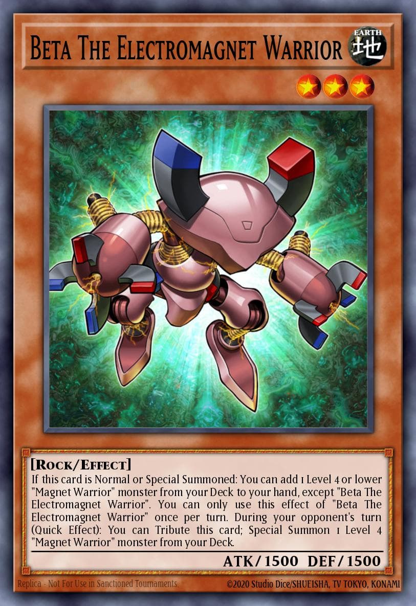 Beta The Electromagnet Warrior #SDMY-EN002