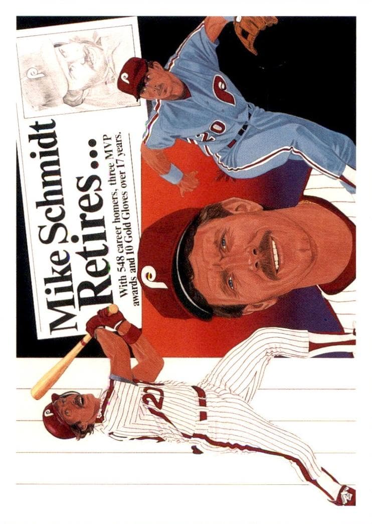 Mike Schmidt 1990 upper-deck Upper Deck