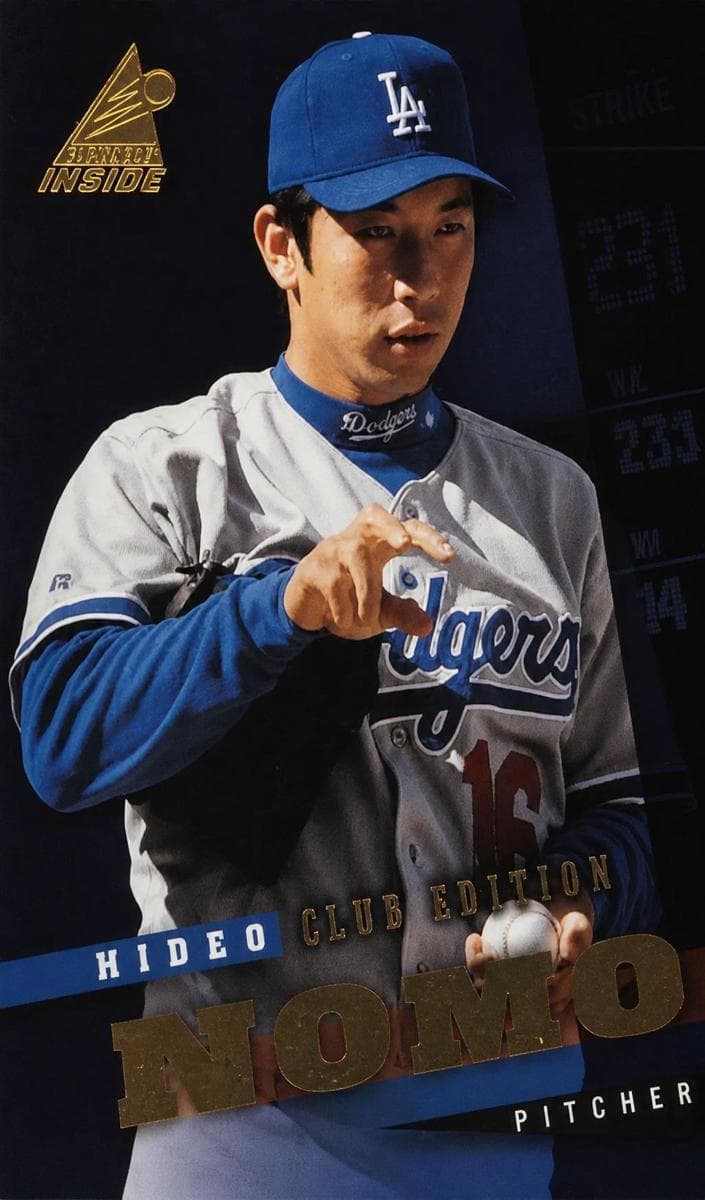 Hideo Nomo 1998 unknown Pinnacle Inside