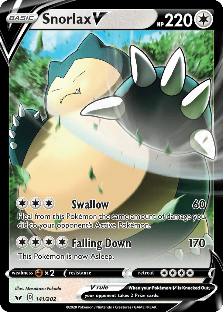 Snorlax V 2019 Pokemon Japanese Shield